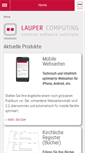 Mobile Screenshot of laupercomputing.ch