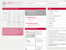 Tablet Screenshot of laupercomputing.ch